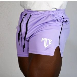 NWT lavender MCE mesh shorts in medium